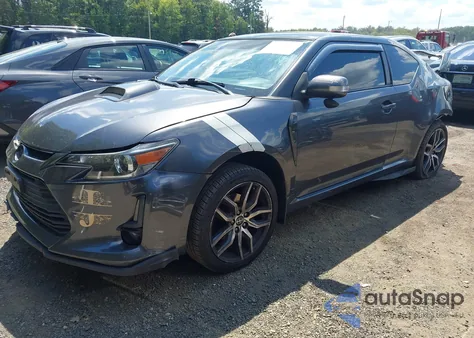 2014 Scion Tc из США, поврежденный, VIN JTKJF5C76E3081836